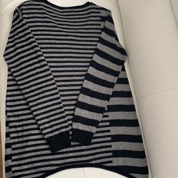 Sioni Studio Cashmere Blend Striped Sweater Size S - Picture 10 of 10